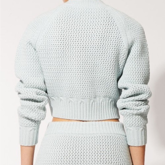 Solid & Striped Carly Blue Sparkle Cardigan, size L - Picture 2 of 9